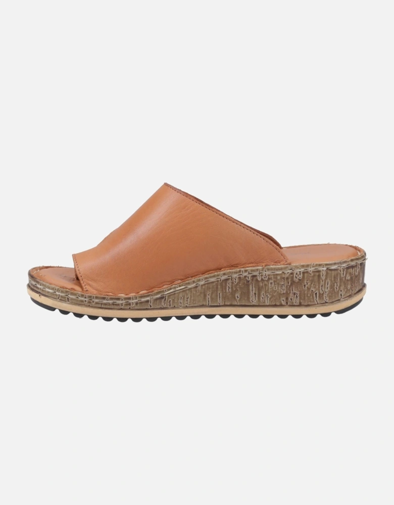 Elissa Toepost Suede Women's Tan Sandals