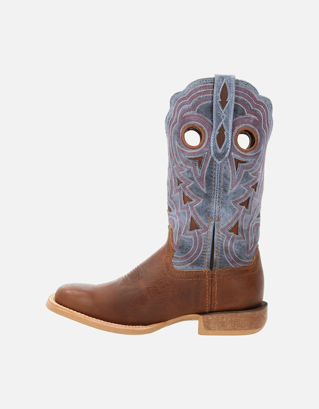 Lady Rebel Pro Leather Women's Golden Brown/Periwinkle Boots