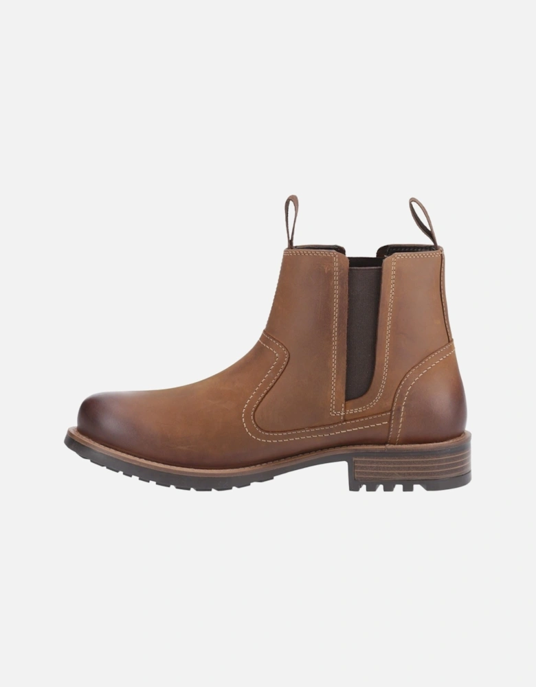 Worcester Leather Men's Light Brown Ankle Boots