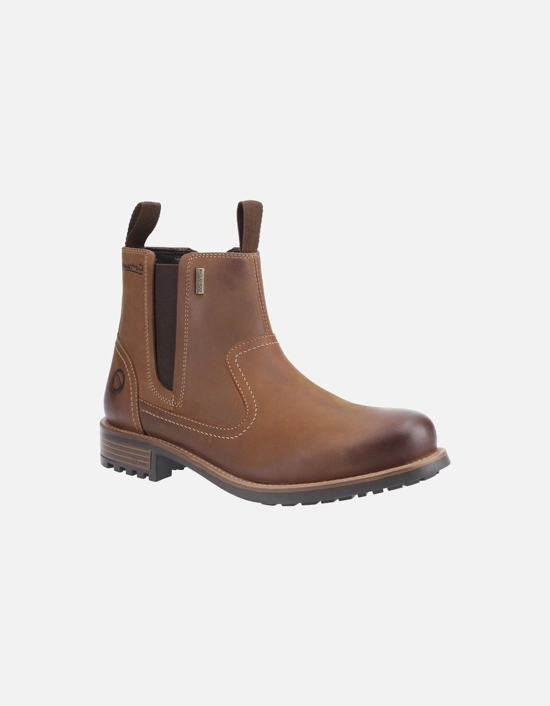 Worcester Leather Men's Light Brown Ankle Boots, 8 of 7