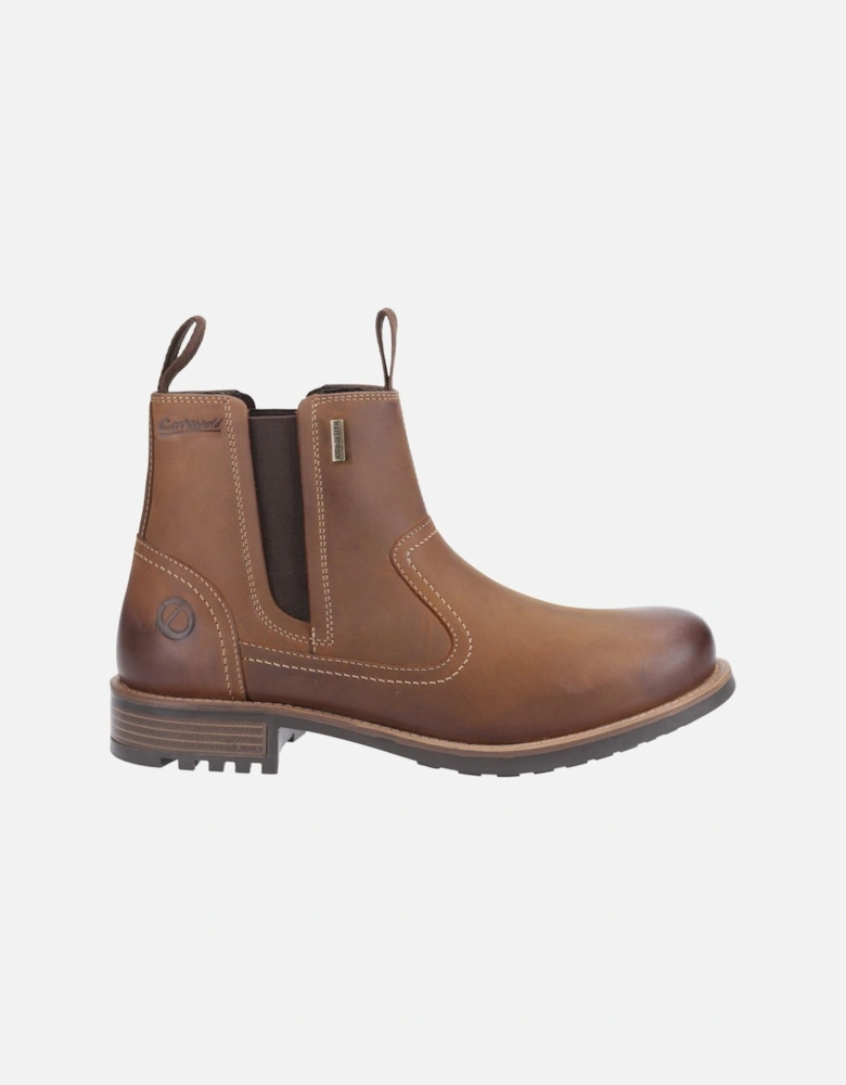 Worcester Leather Men's Light Brown Ankle Boots