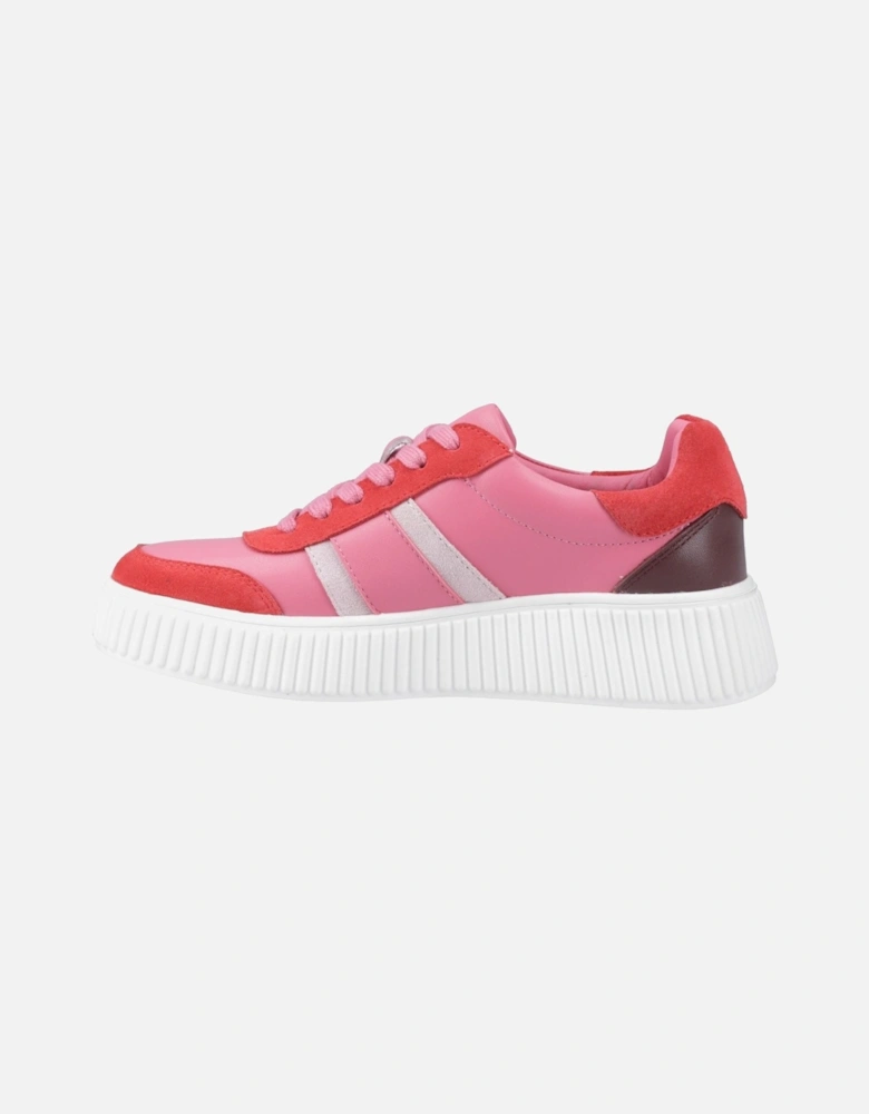 Holly Suede Women's Fuchsia Trainers