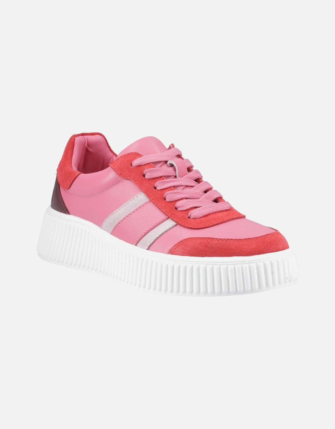 Holly Suede Women's Fuchsia Trainers, 8 of 7