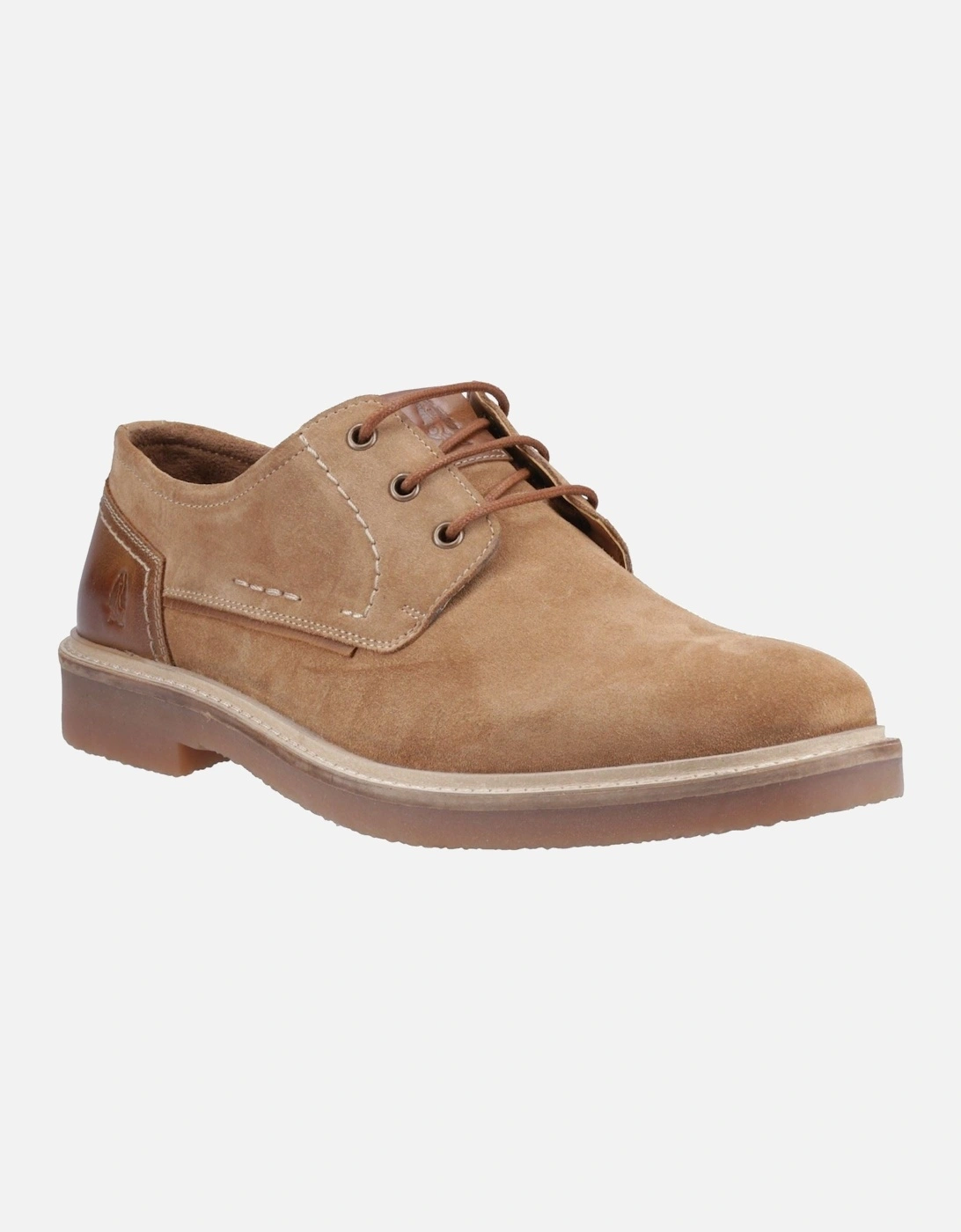 Hush Puppies Men's Hush Puppies Guy Leather Men's Tan Lace-Up Shoes - Brown