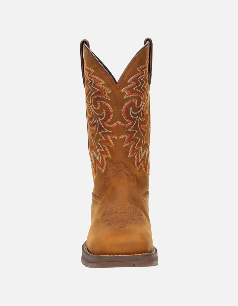 Rebel Leather Men's Russet Boots