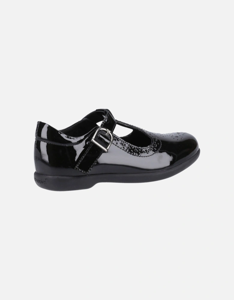 Britney Patent Senior Leather Girls's Black Shoes