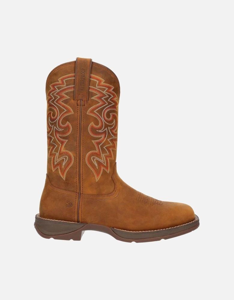 Rebel Leather Men's Russet Boots