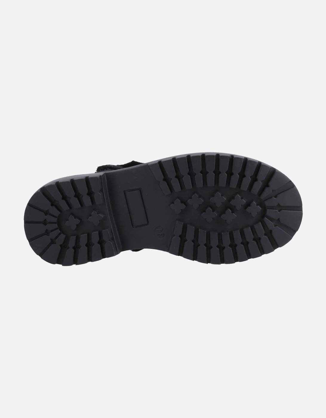 Astrid Bow Leather Girls's Black Shoes