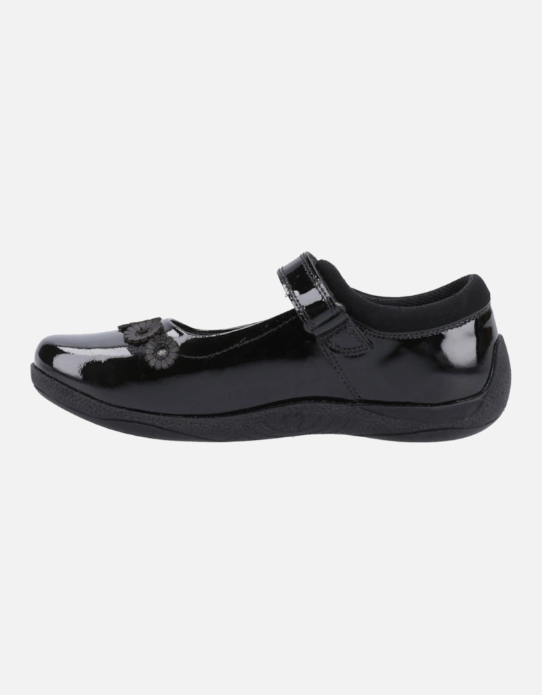 Christina Patent Junior Leather Girls's Black Shoes
