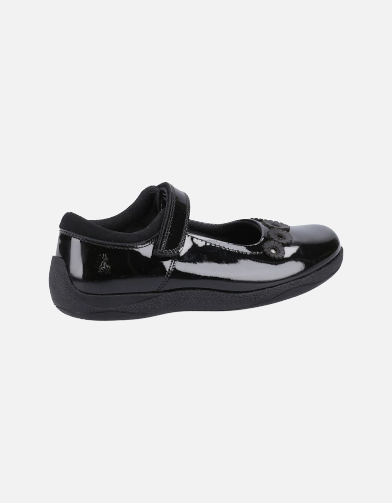 Christina Patent Junior Leather Girls's Black Shoes
