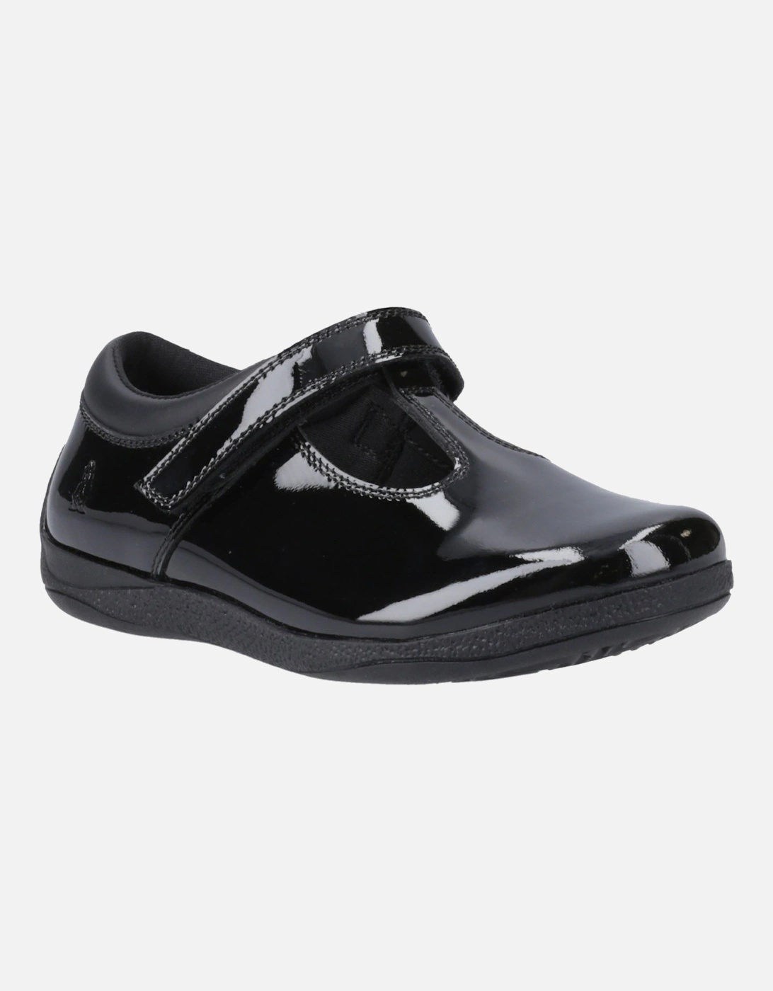 Caitlin T-Bar Leather Girls's Black Shoes, 6 of 5