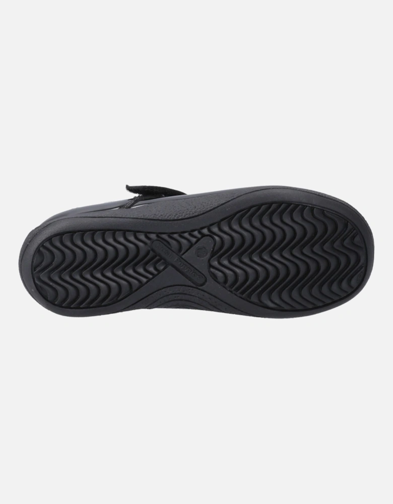 Caitlin T-Bar Leather Girls's Black Shoes