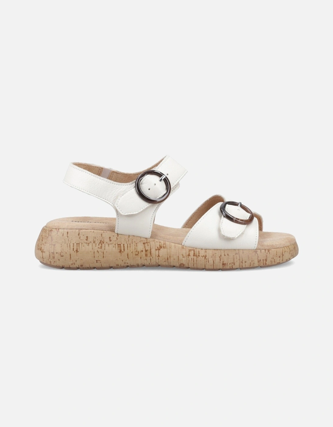 Alison Leather Women's Cream Sandals