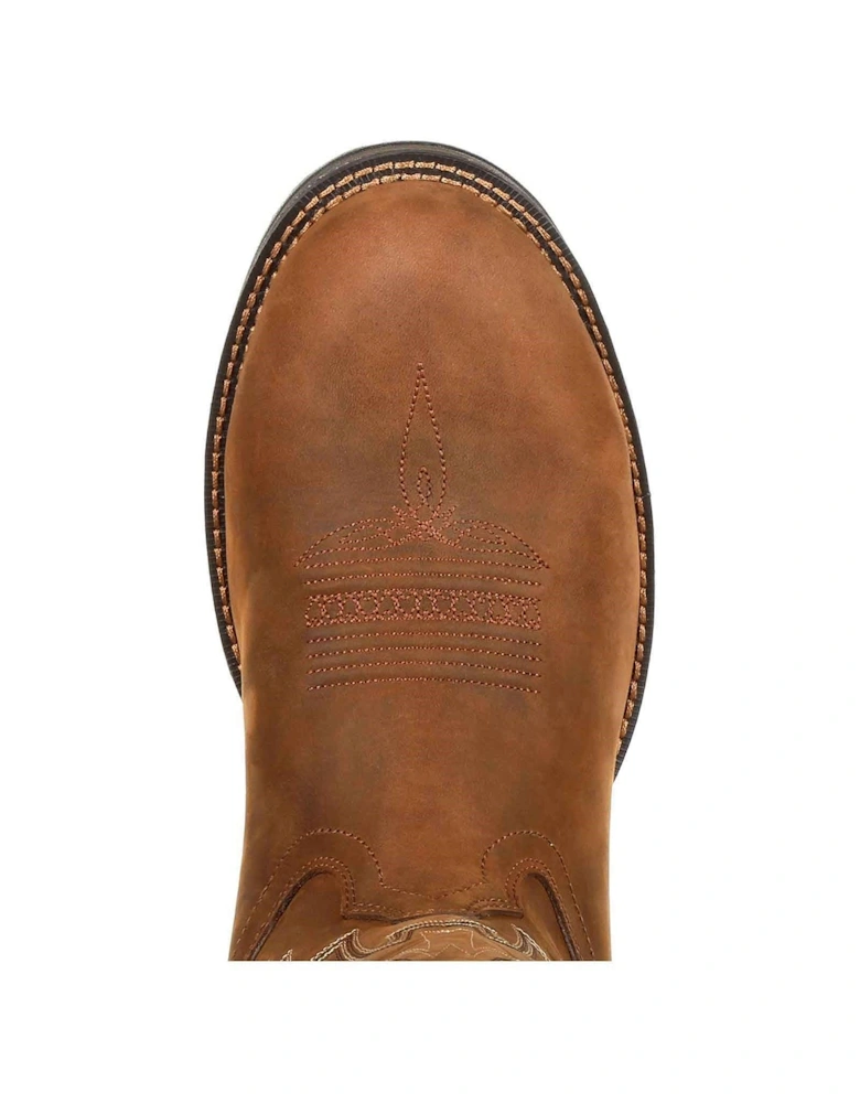 Rebel Leather Men's Coyote Brown Boots