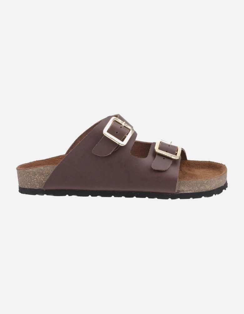 Lushill Leather Women's Brown Sandals