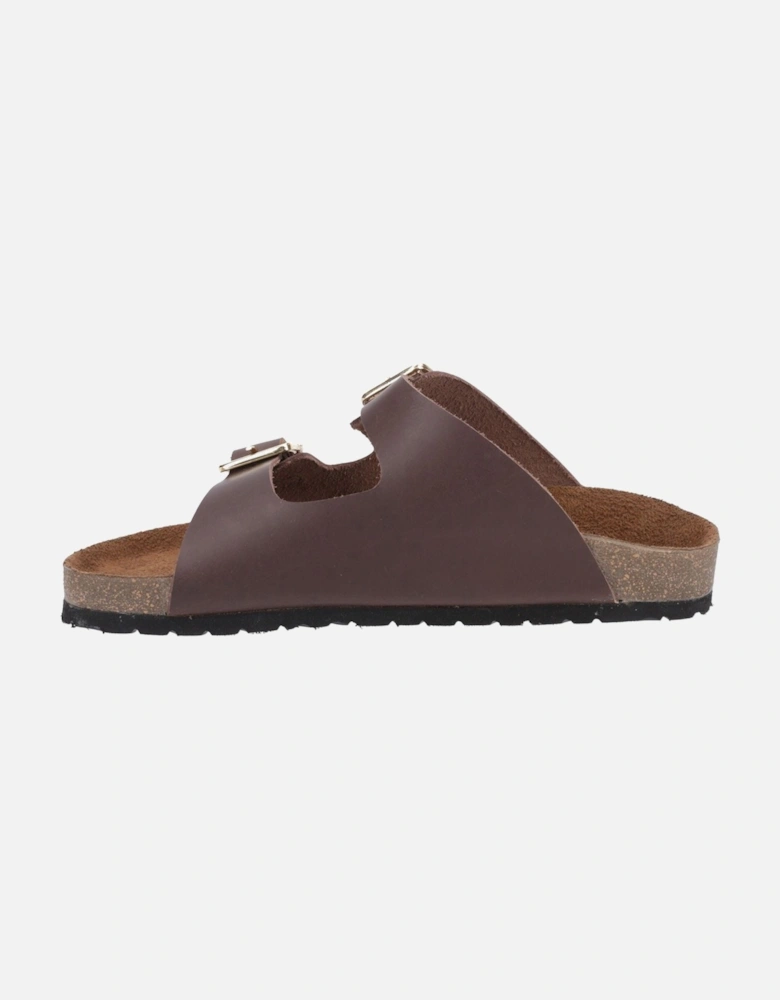 Lushill Leather Women's Brown Sandals