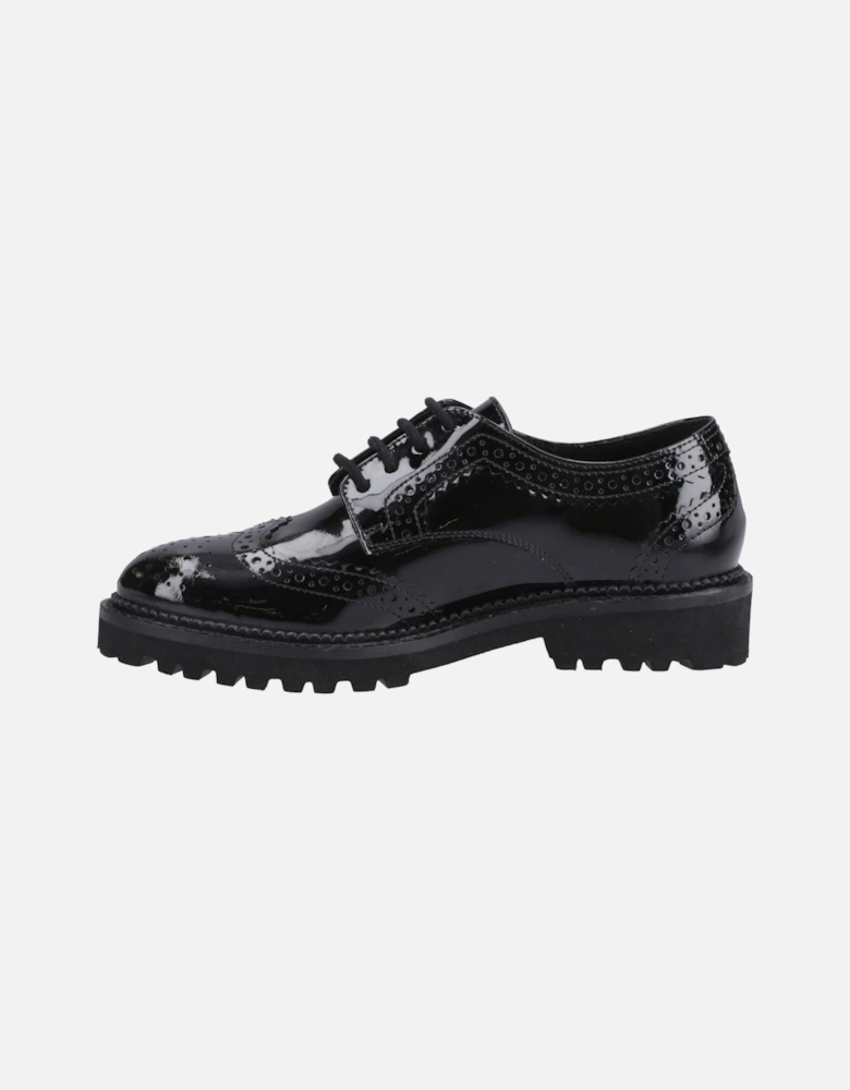 Gabi Lace Up Leather Girls's Black Brogues