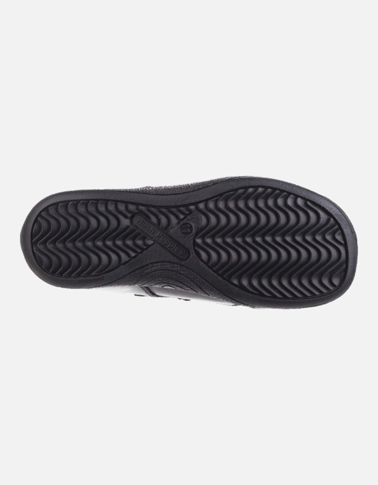 Cindy Junior Leather Girls's Black Shoes