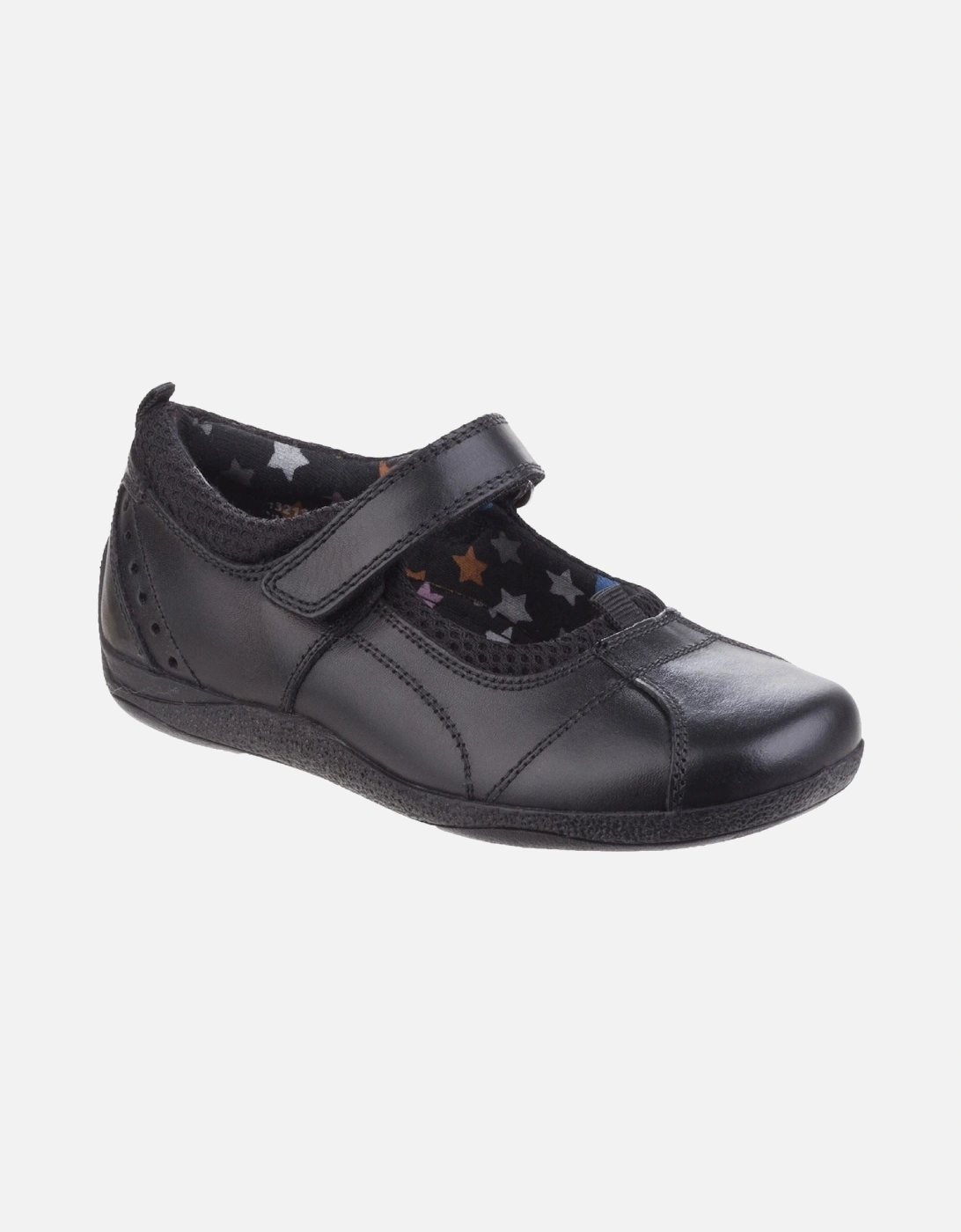 Hush Puppies Girl's Hush Puppies Cindy Junior Leather Black Shoes