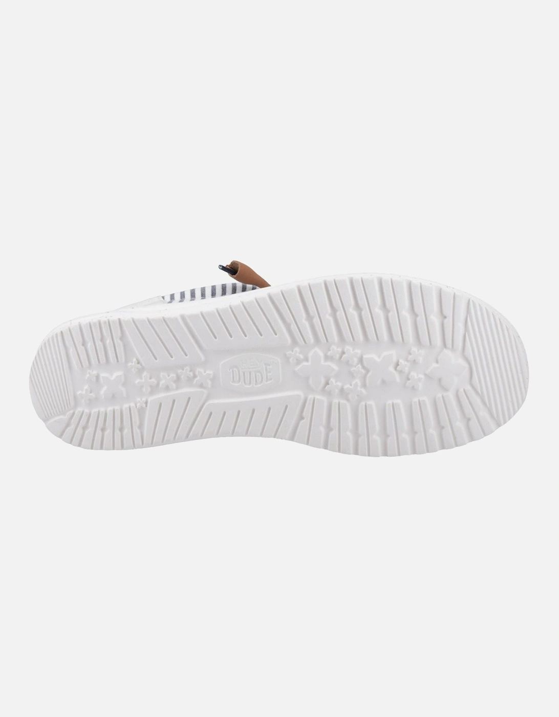 HEYDUDE Wally Funk Nu Prep Cotton Men's Princess Blue/Wood Ash Moccasins Shoes