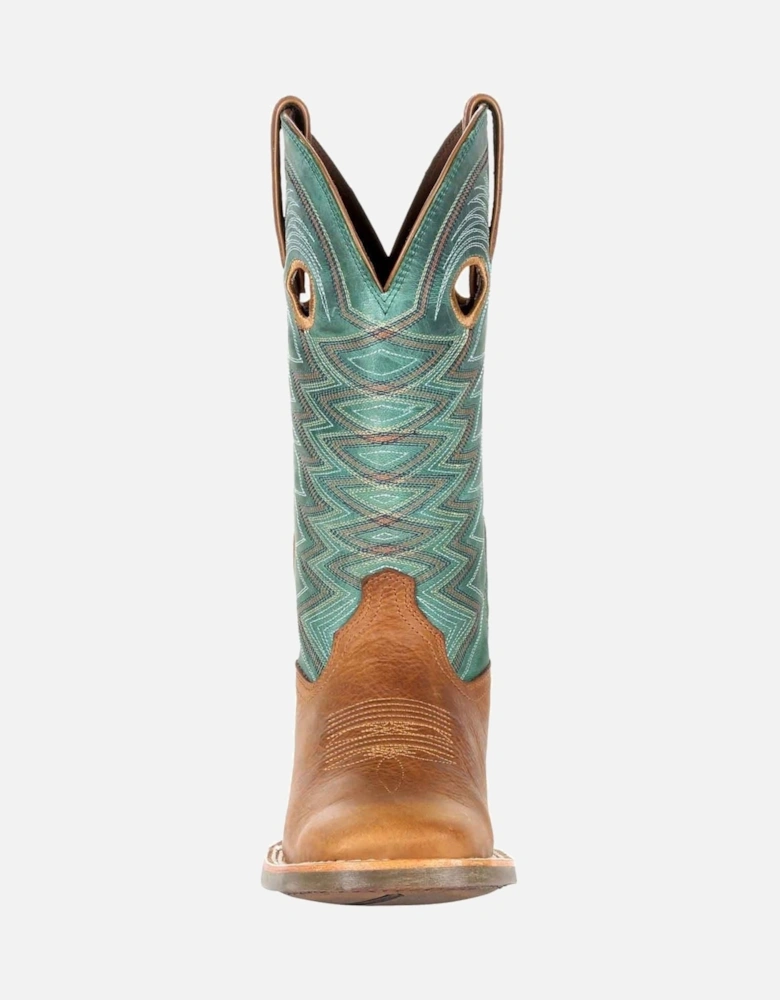 Lady Rebel Pro Leather Women's Wheat/Tidal Teal Boots