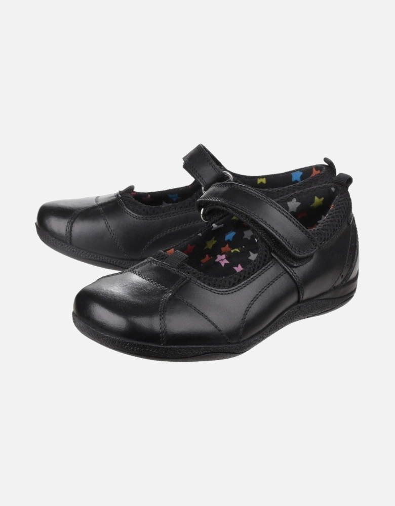 Cindy Senior Leather Girls's Black Shoes