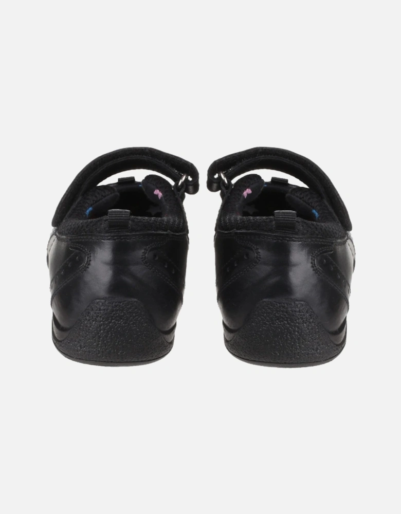 Cindy Senior Leather Girls's Black Shoes