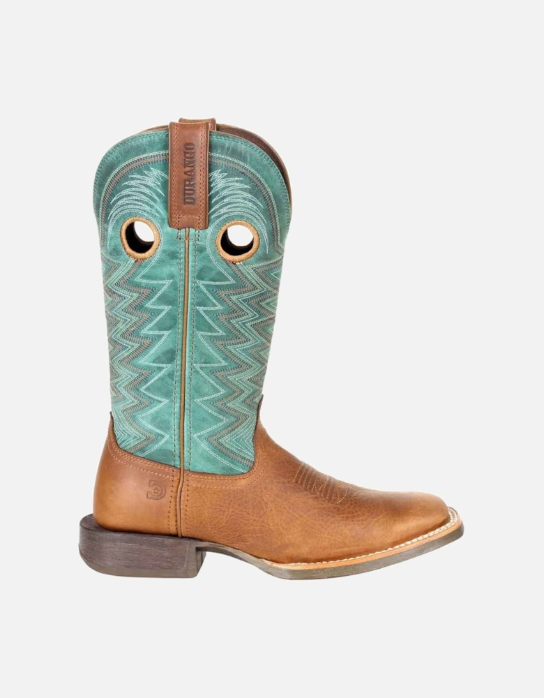 Lady Rebel Pro Leather Women's Wheat/Tidal Teal Boots