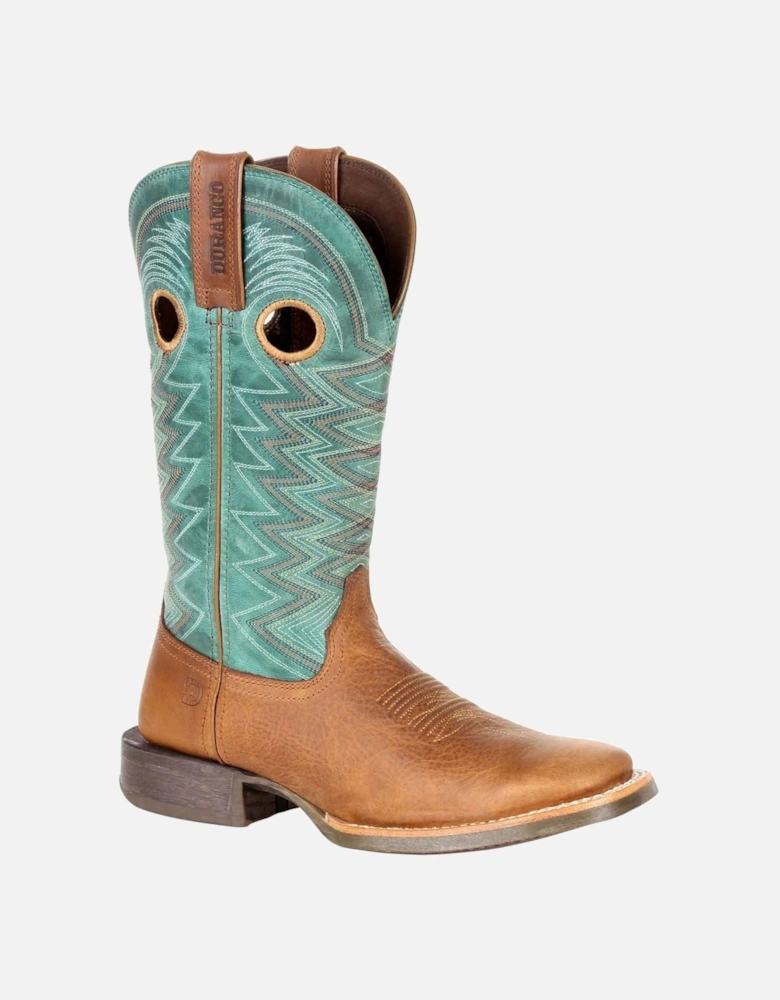 Lady Rebel Pro Leather Women's Wheat/Tidal Teal Boots