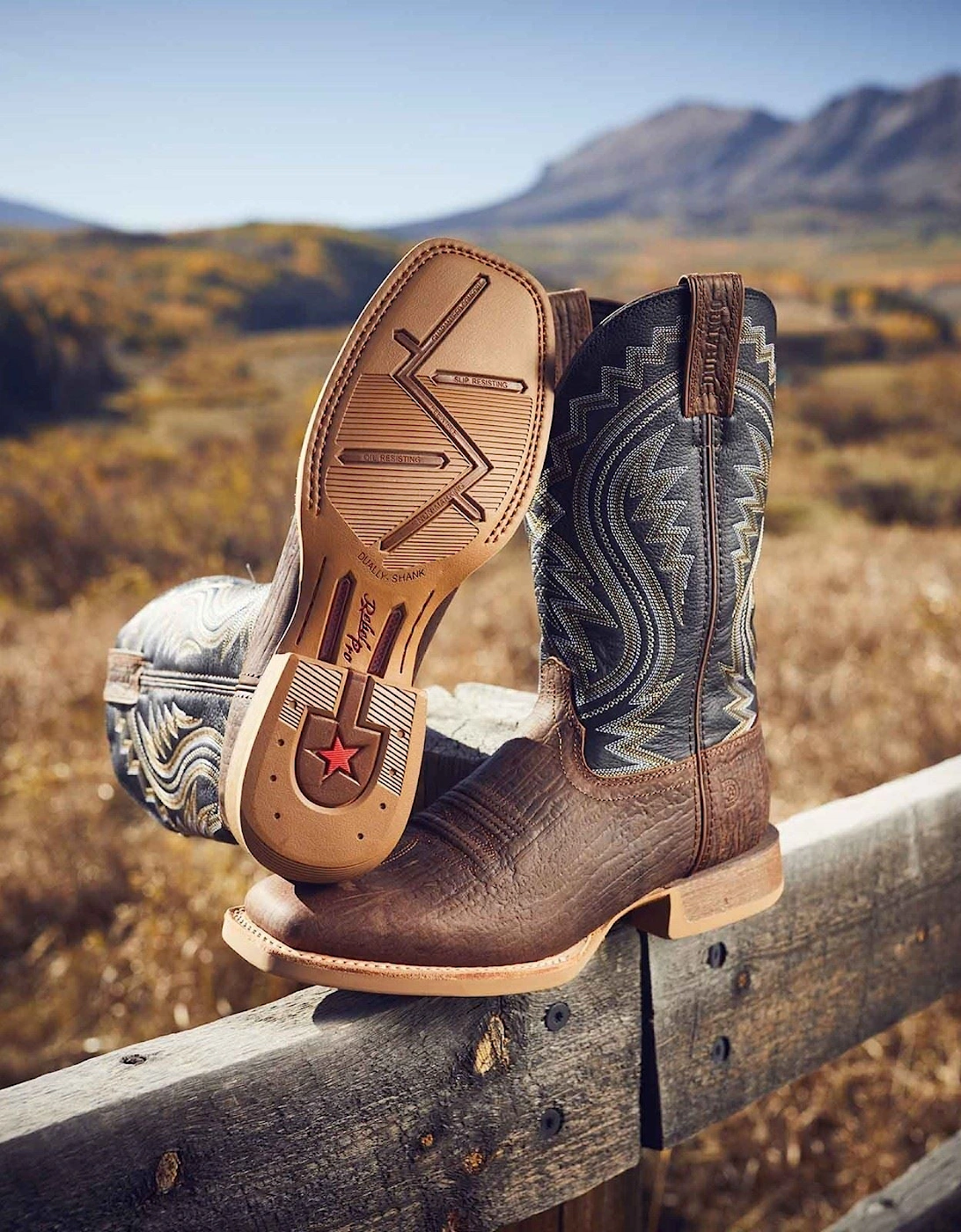 Rebel Pro Leather Men's Acorn/Black Onyx Boots