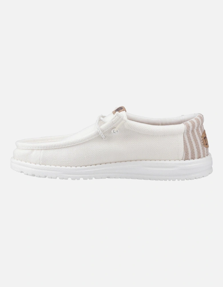 HEYDUDE Wally Resort Polyester Blend Men's White/Multi Moccasins Shoes