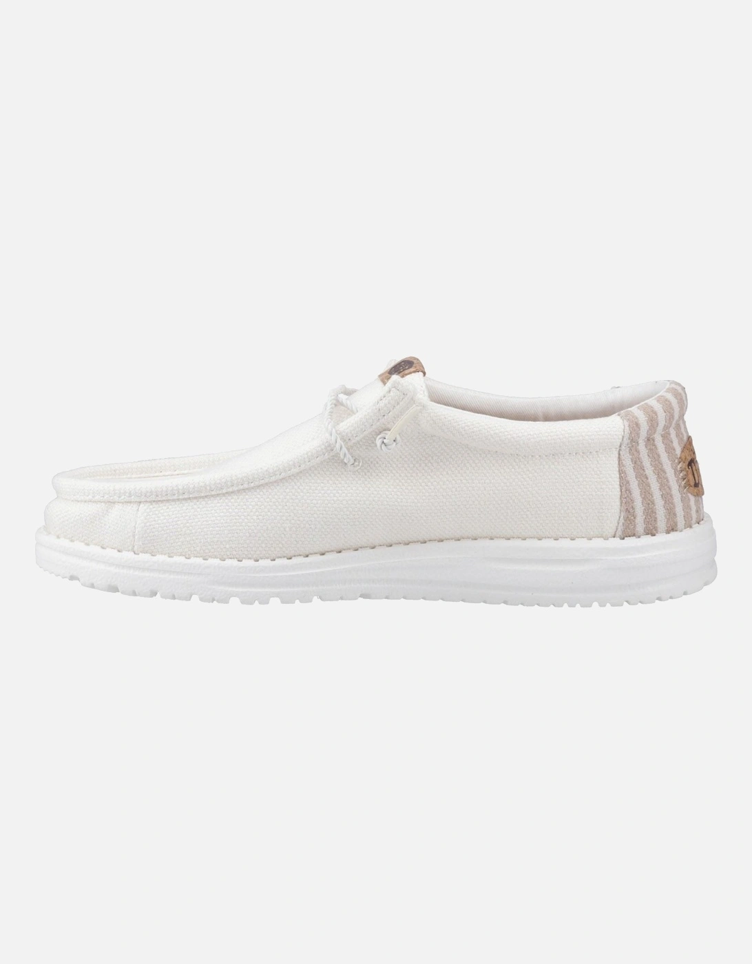 HEYDUDE Wally Resort Polyester Blend Men's White/Multi Moccasins Shoes
