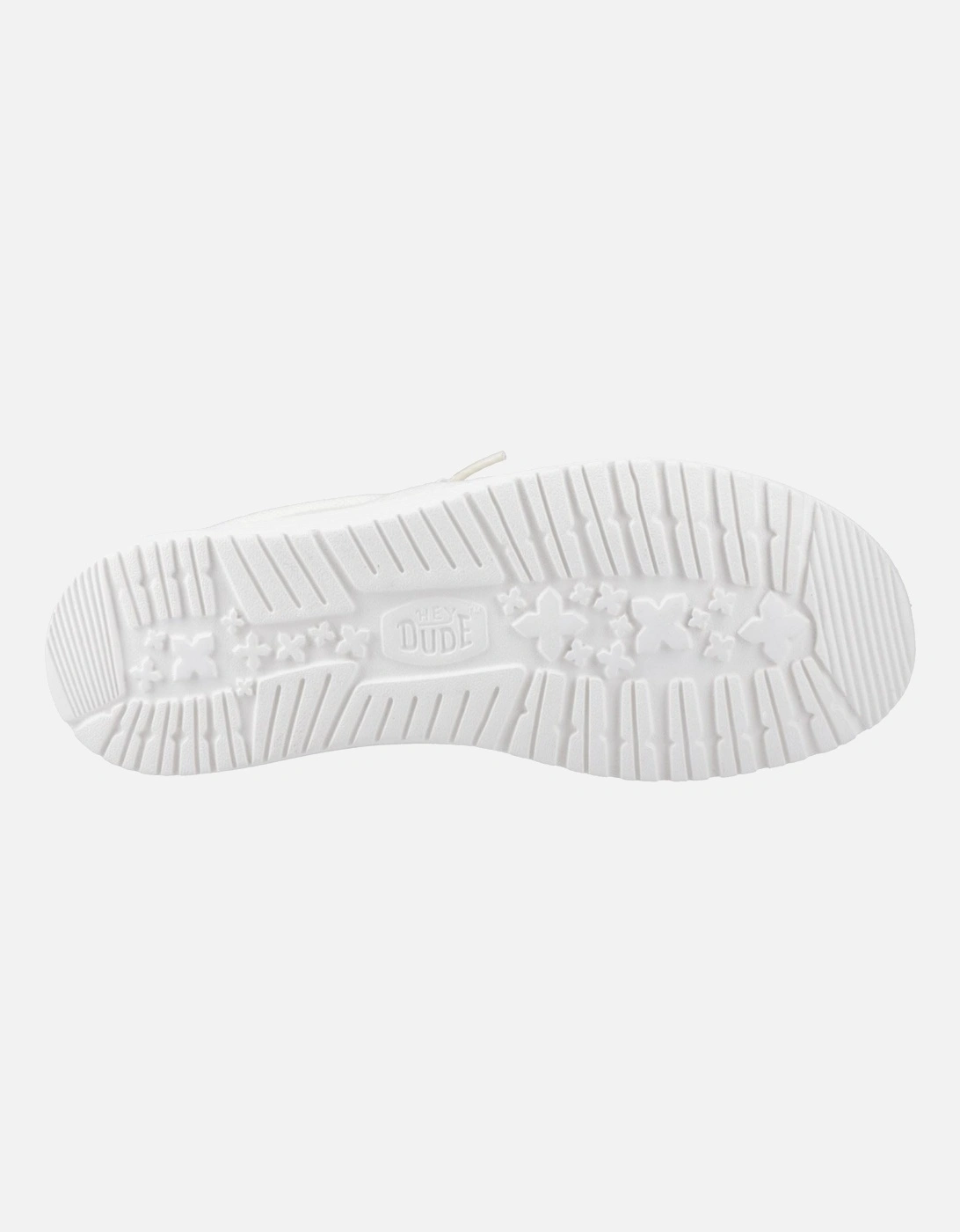 HEYDUDE Wally Resort Polyester Blend Men's White/Multi Moccasins Shoes