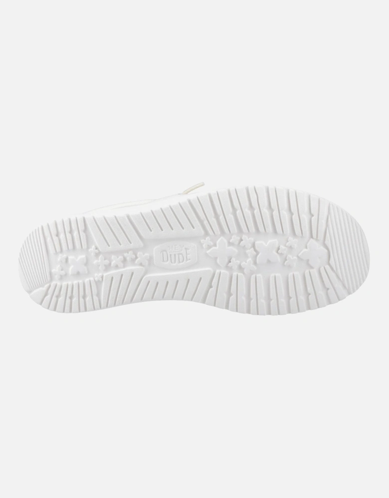 HEYDUDE Wally Resort Polyester Blend Men's White/Multi Moccasins Shoes