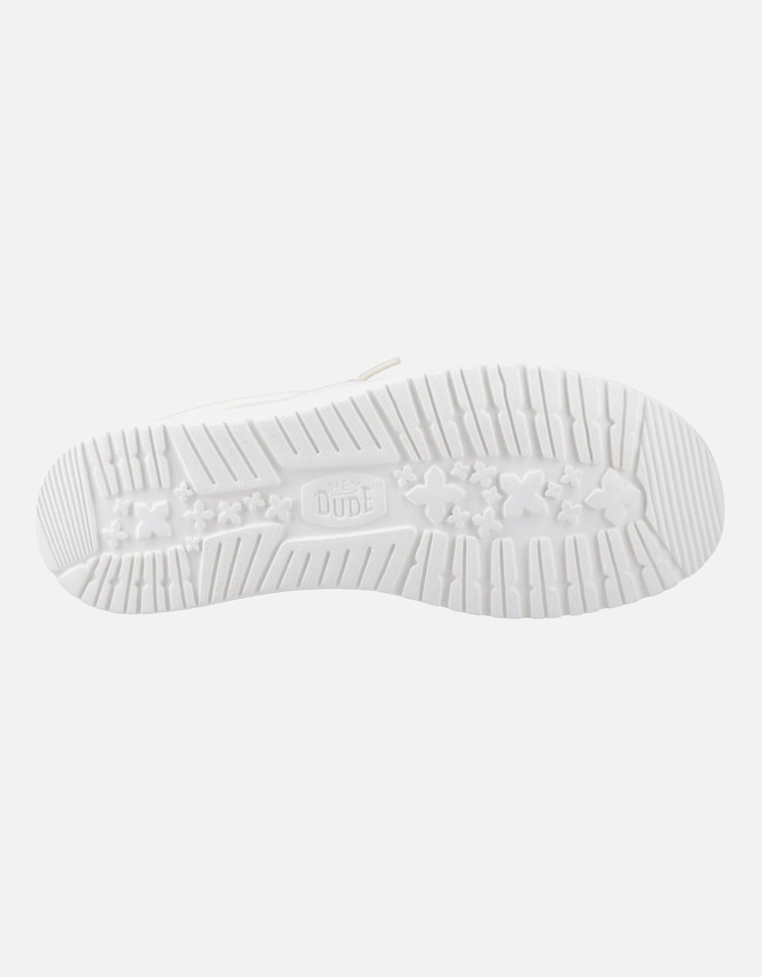 HEYDUDE Wally Resort Polyester Blend Men's White/Multi Moccasins Shoes