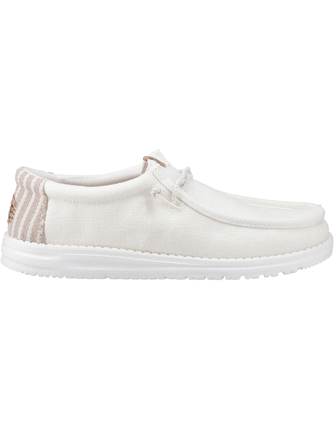 HEYDUDE Wally Resort Polyester Blend Men's White/Multi Moccasins Shoes