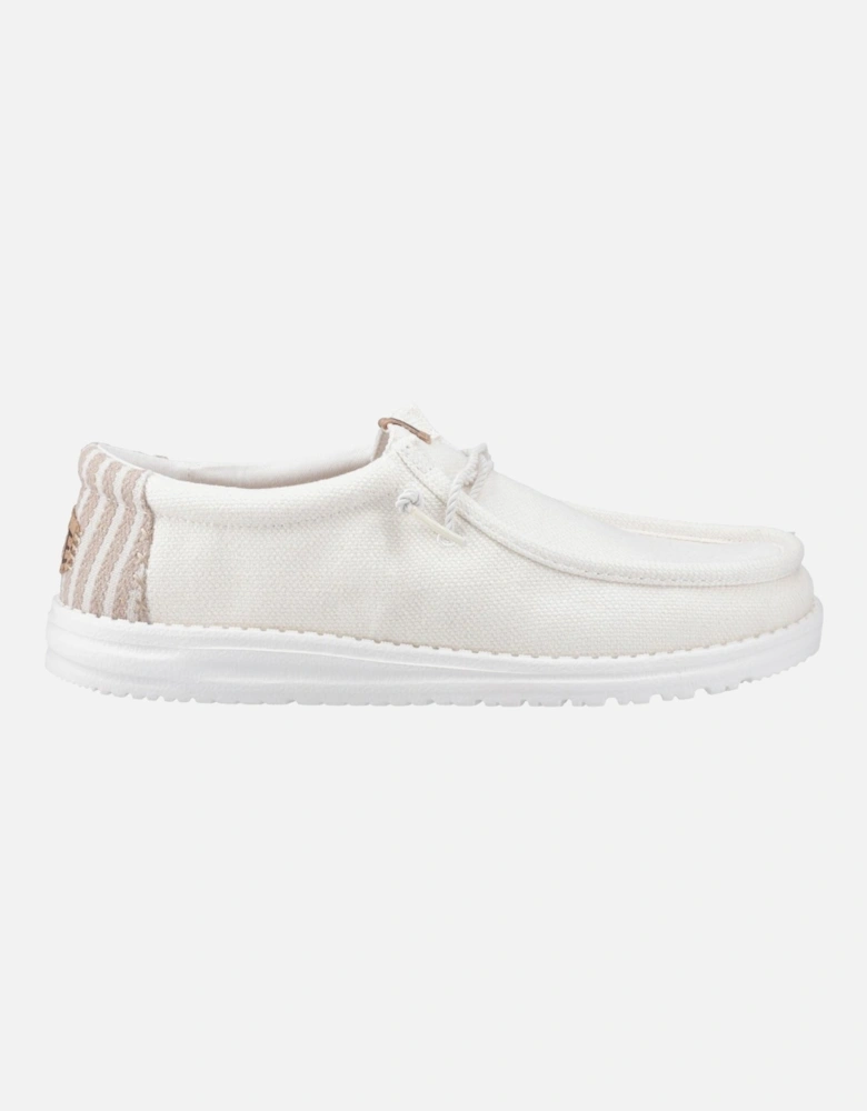 HEYDUDE Wally Resort Polyester Blend Men's White/Multi Moccasins Shoes