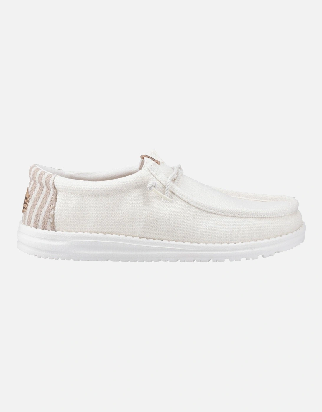 HEYDUDE Wally Resort Polyester Blend Men's White/Multi Moccasins Shoes