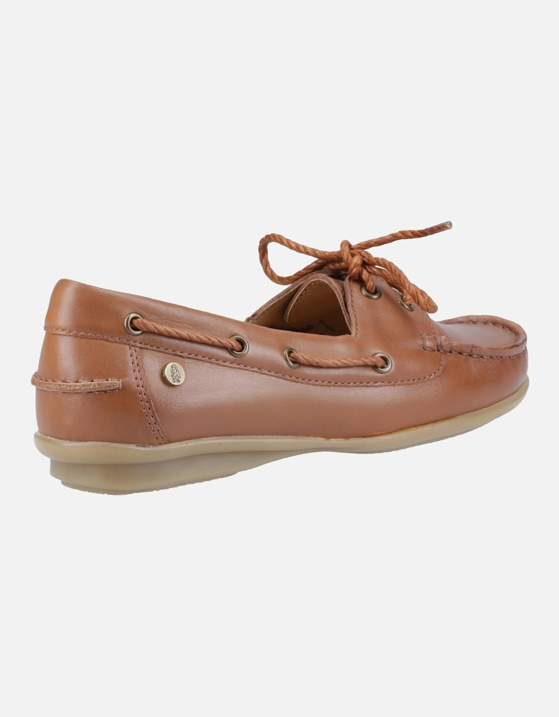 Irene Leather Women's Tan Boat Shoes