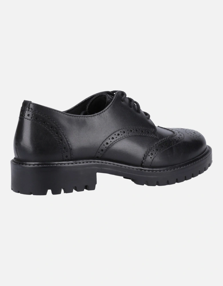 Athena Junior Leather Girls's Black Brogues
