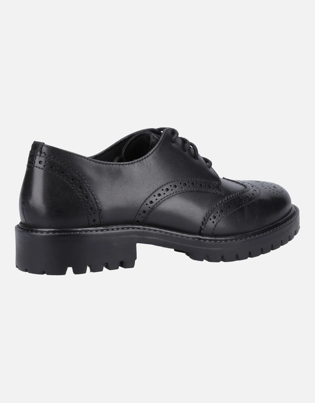 Athena Junior Leather Girls's Black Brogues