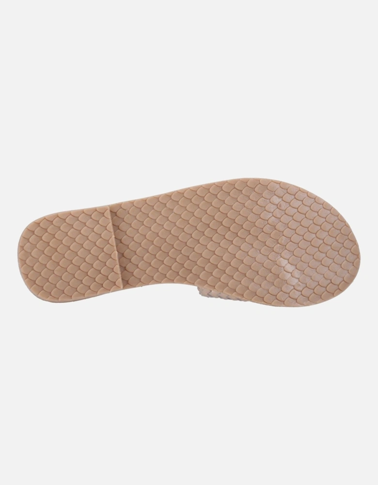 Hetty Slide Leather Women's Bronze Sandals