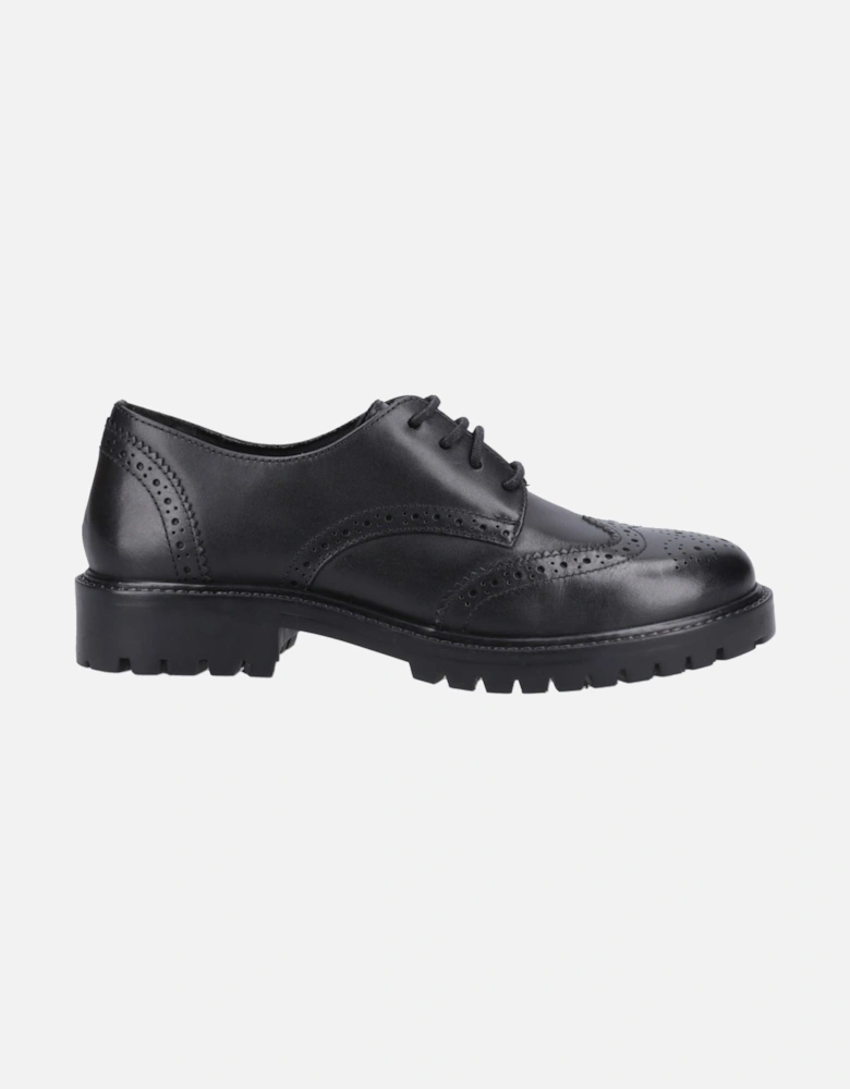 Athena Junior Leather Girls's Black Brogues