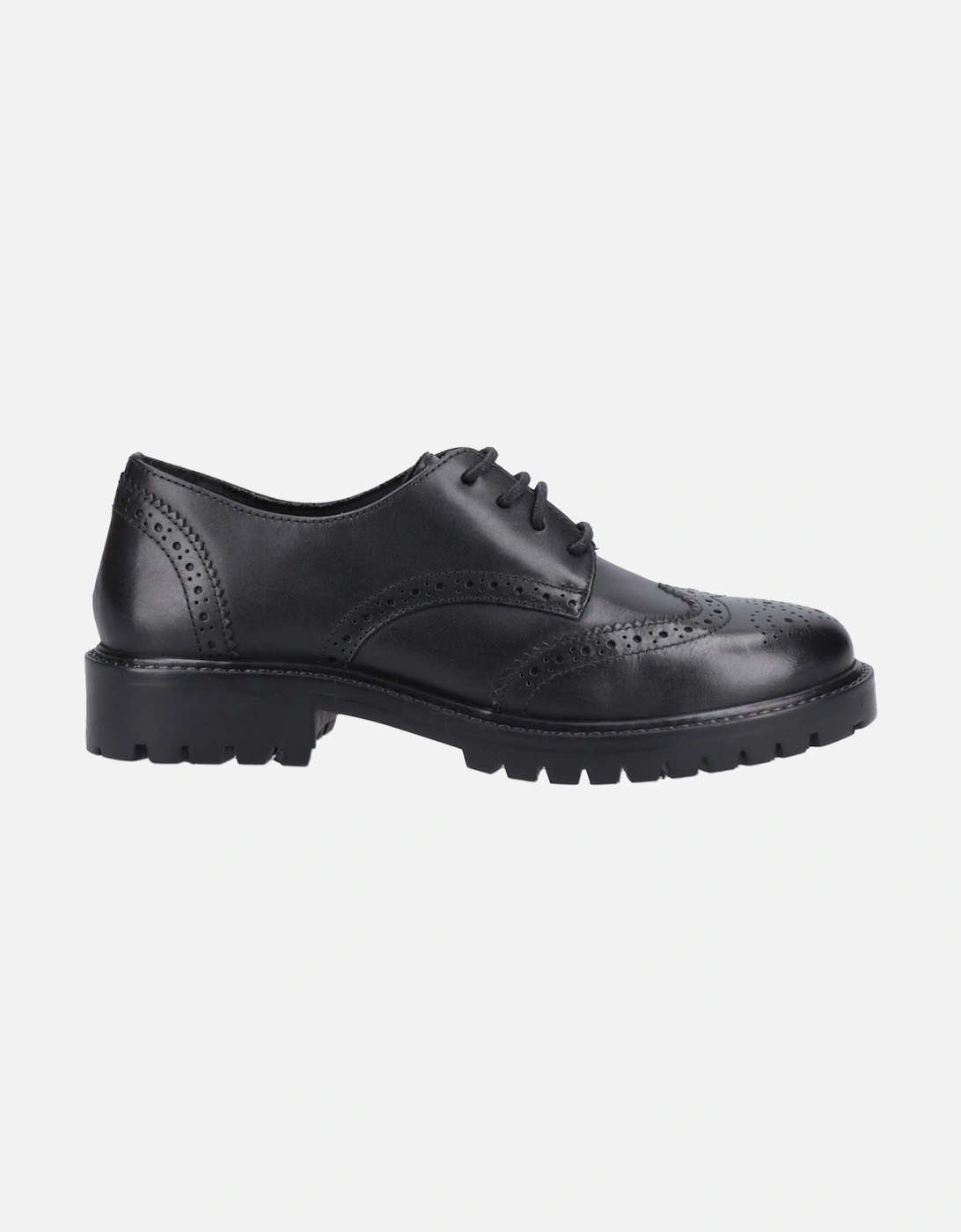 Athena Junior Leather Girls's Black Brogues