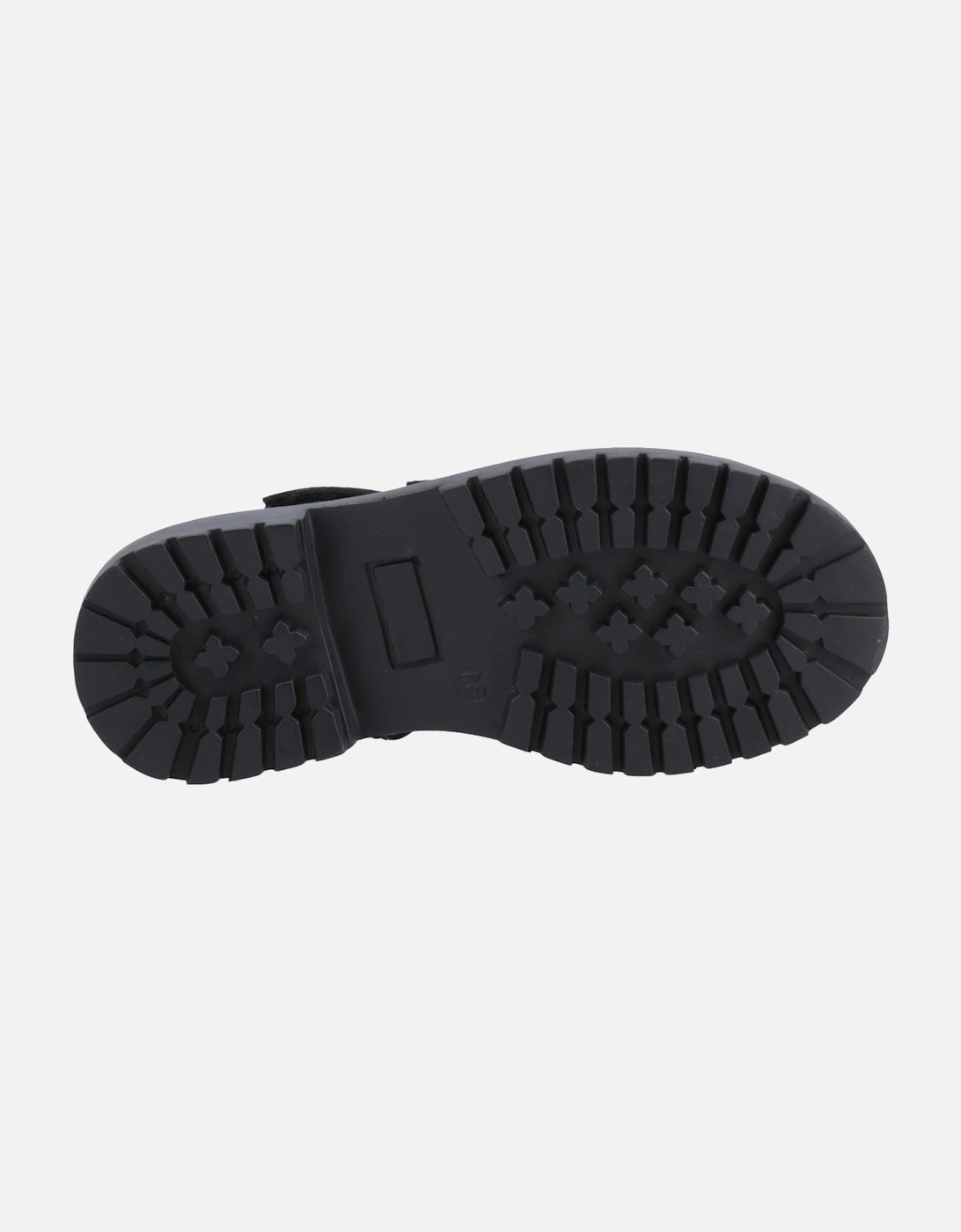 Astrid Bow Leather Girls's Black Shoes