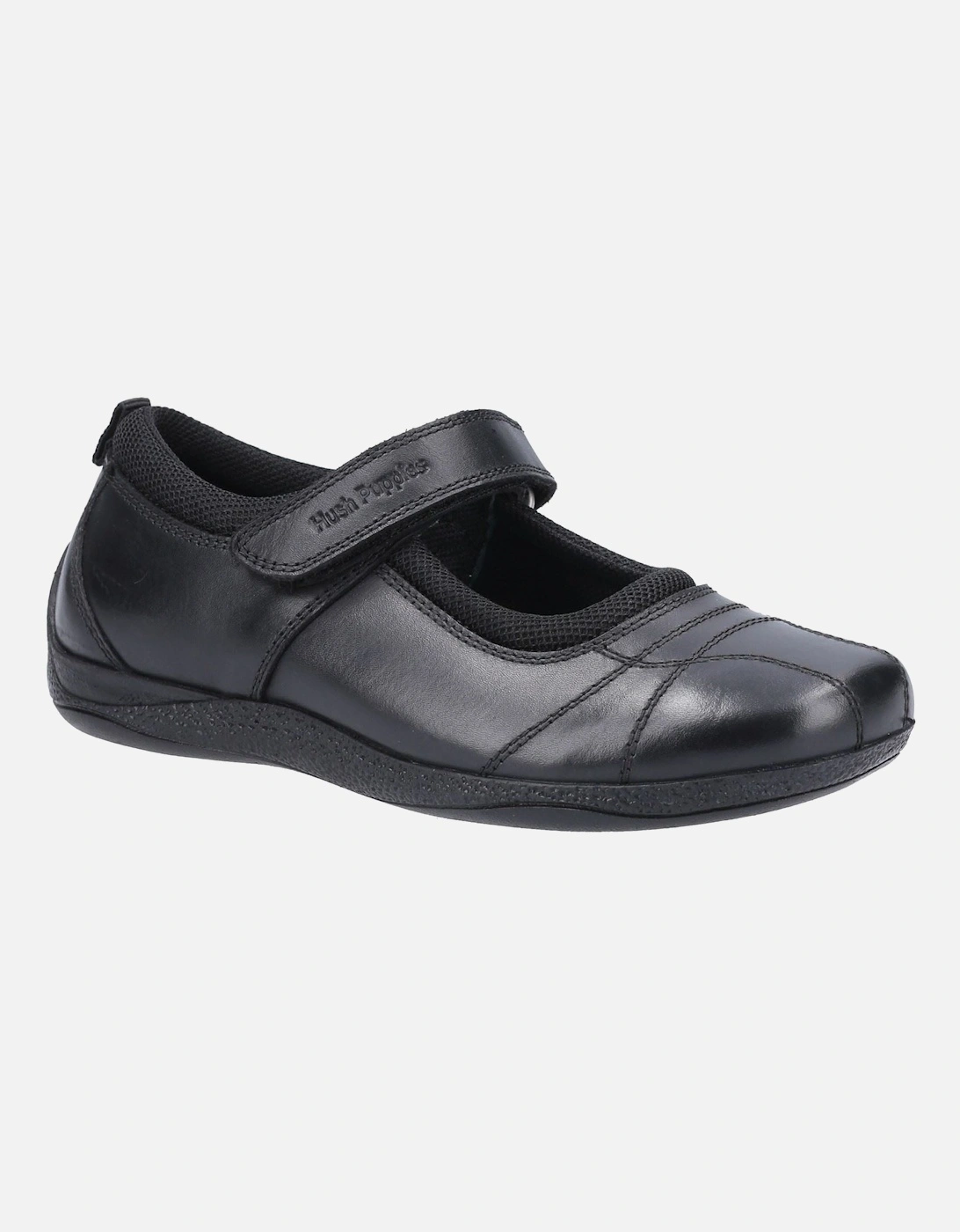 Clara Senior Leather Girls's Black Shoes, 10 of 9