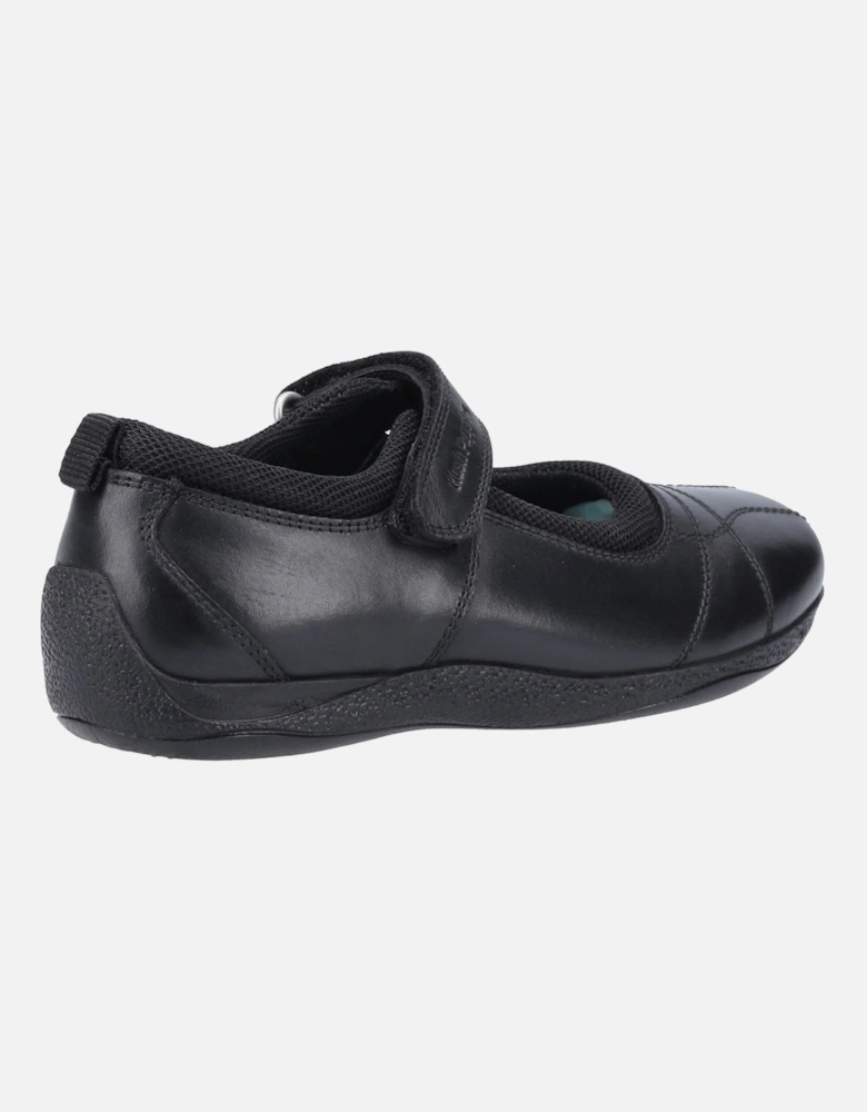 Clara Senior Leather Girls's Black Shoes