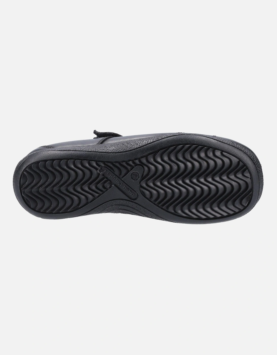 Clara Senior Leather Girls's Black Shoes