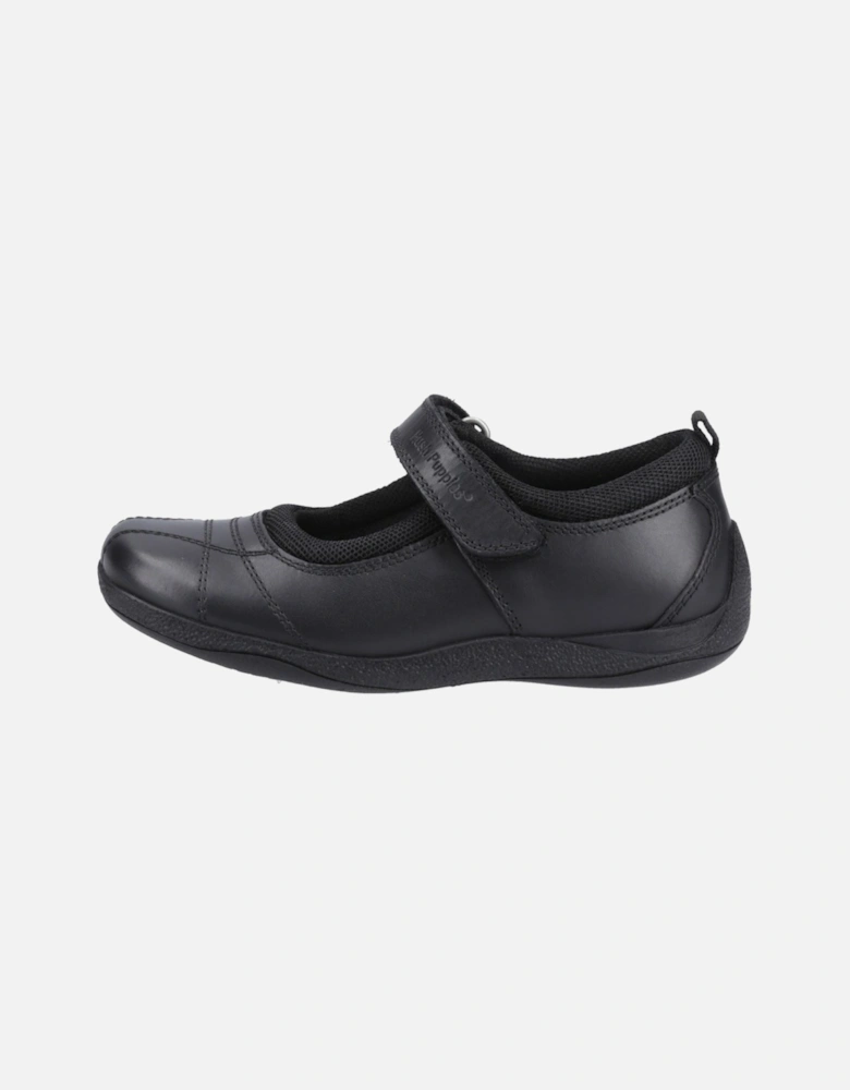 Clara Junior Leather Girls's Black Shoes