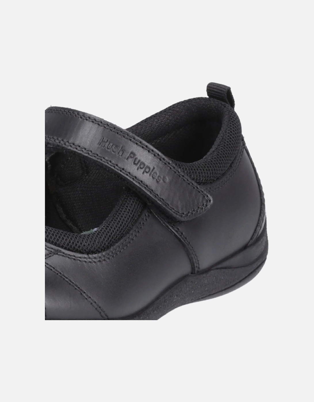 Clara Junior Leather Girls's Black Shoes
